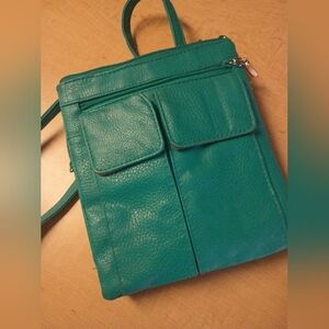 Elegant Teal Crossbody Bag